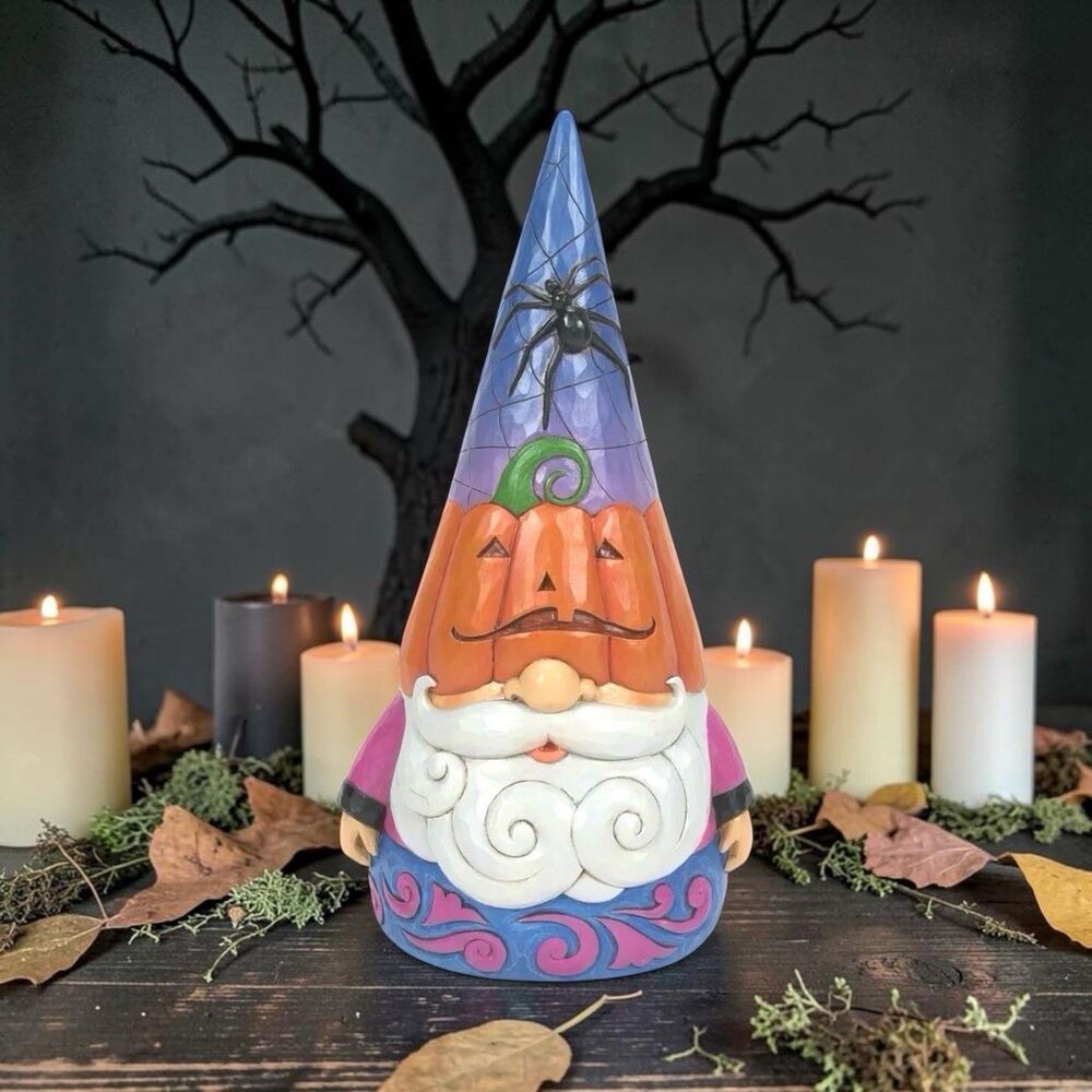 Jim Shore Heartwood Creek Hide and Eek! Halloween Gnome Figurine 6012742 Retired